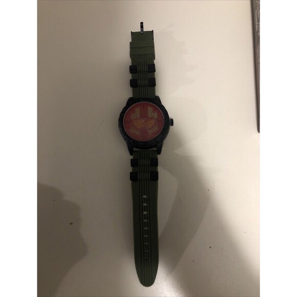 Halo 5 Guardians Men’s Large Face Watch - Accutime Watch Corp.Pre-Owned Green